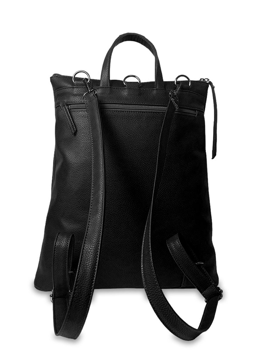 Γυναικεία τσάντα πλάτης polymorphic Etna Μαύρο