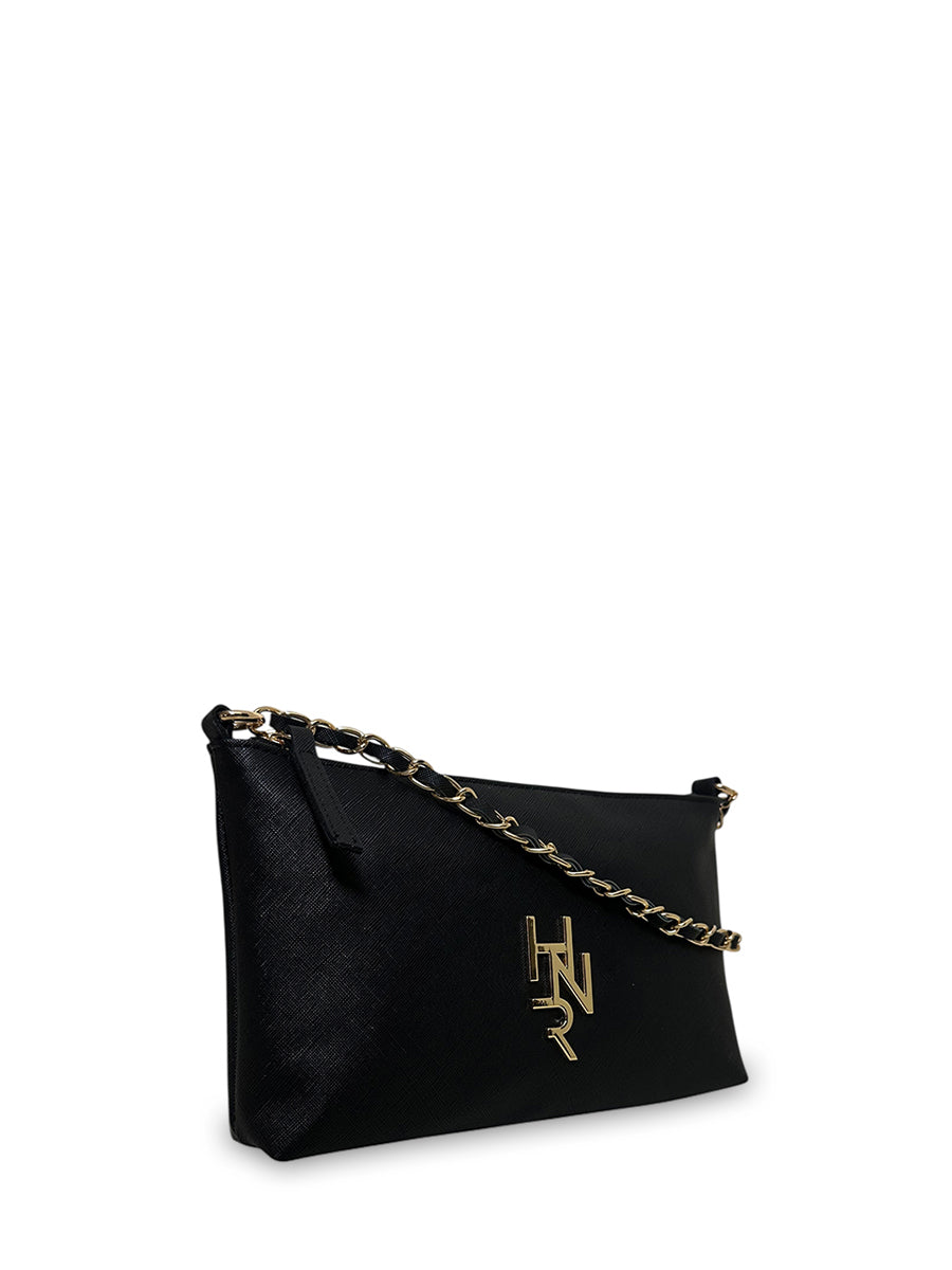 Γυναικεία τσάντα χιαστί Festive Μαύρο