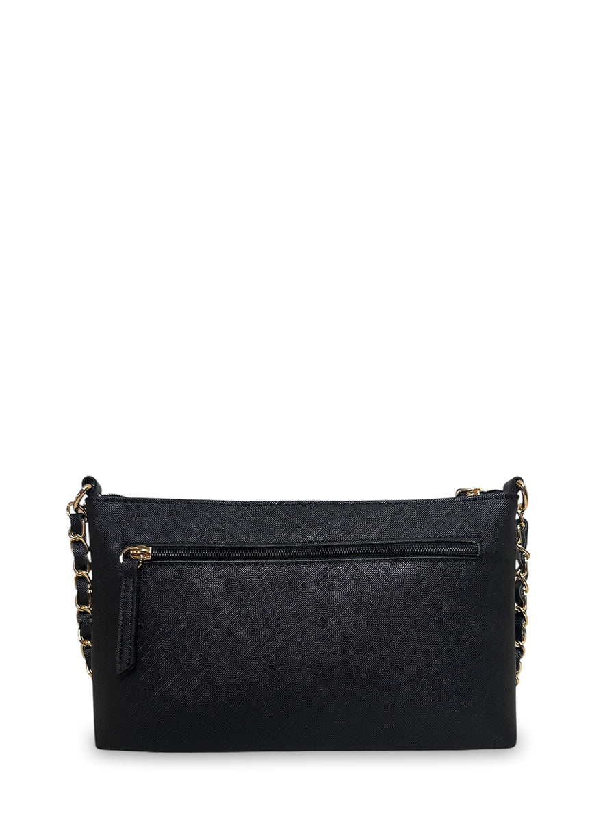 Γυναικεία τσάντα χιαστί Festive Μαύρο