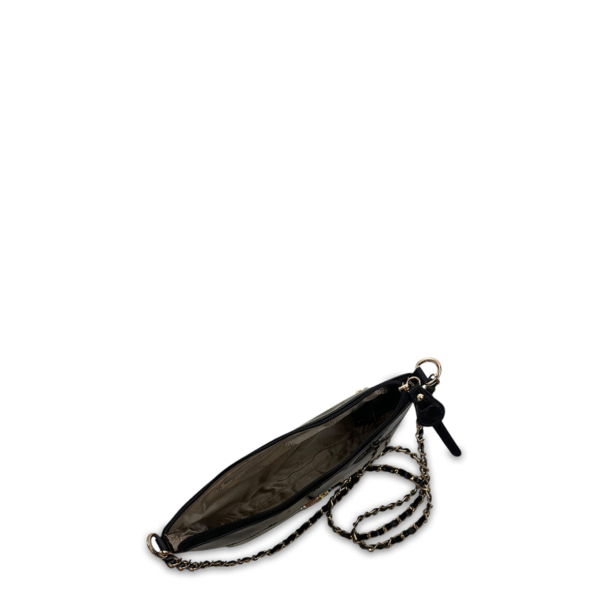 Γυναικεία τσάντα χιαστί Festive Μαύρο Λουστρίνι