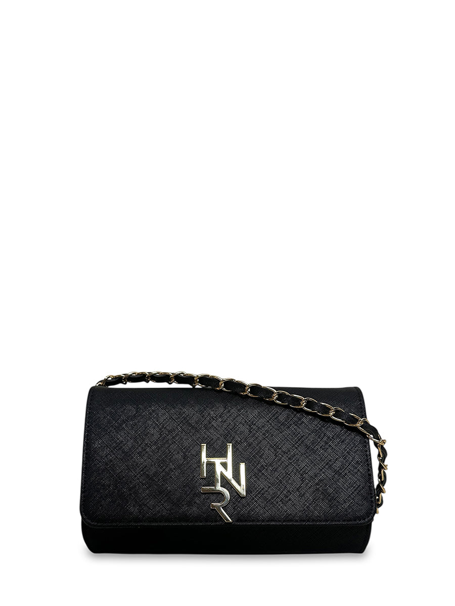 Γυναικεία τσάντα clutch Festive Μαύρο