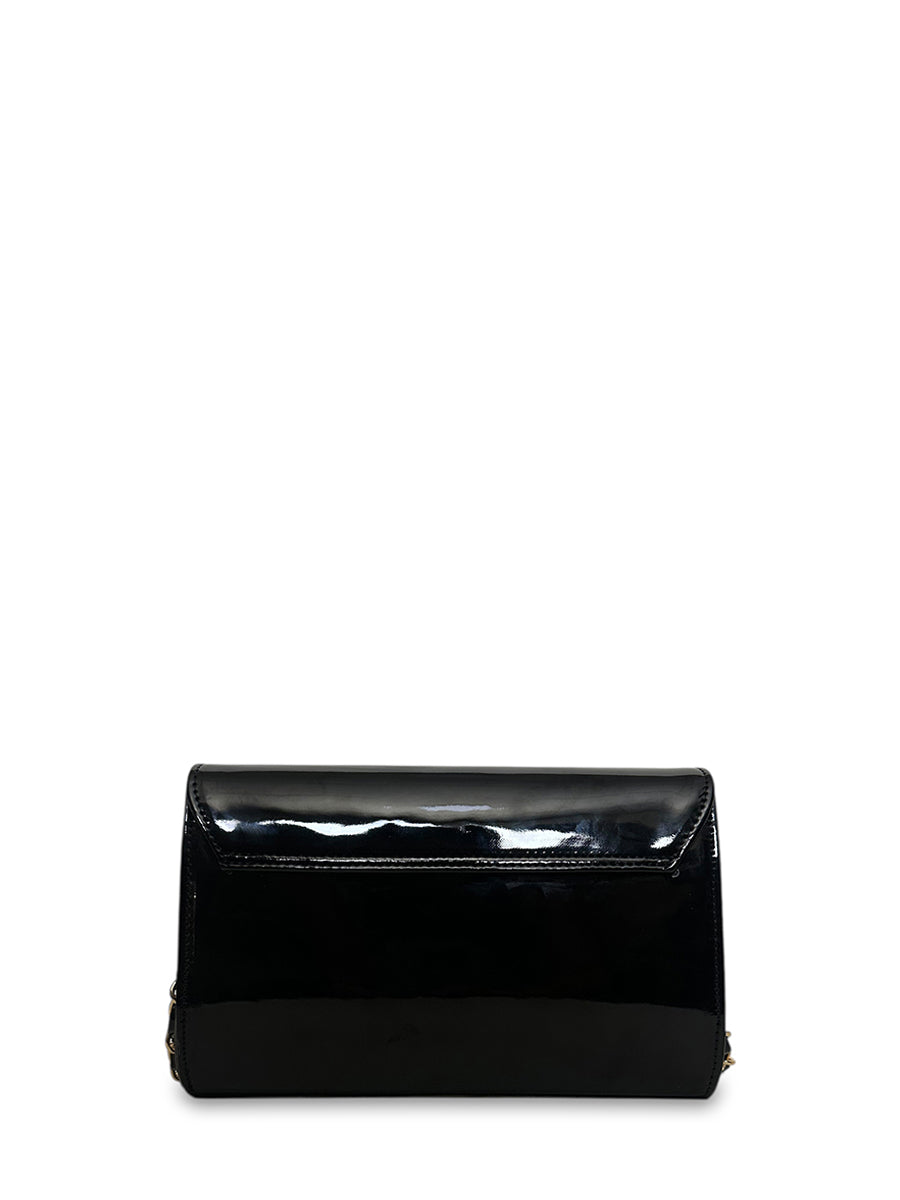 Γυναικεία τσάντα clutch Festive Μαύρο Λουστρίνι