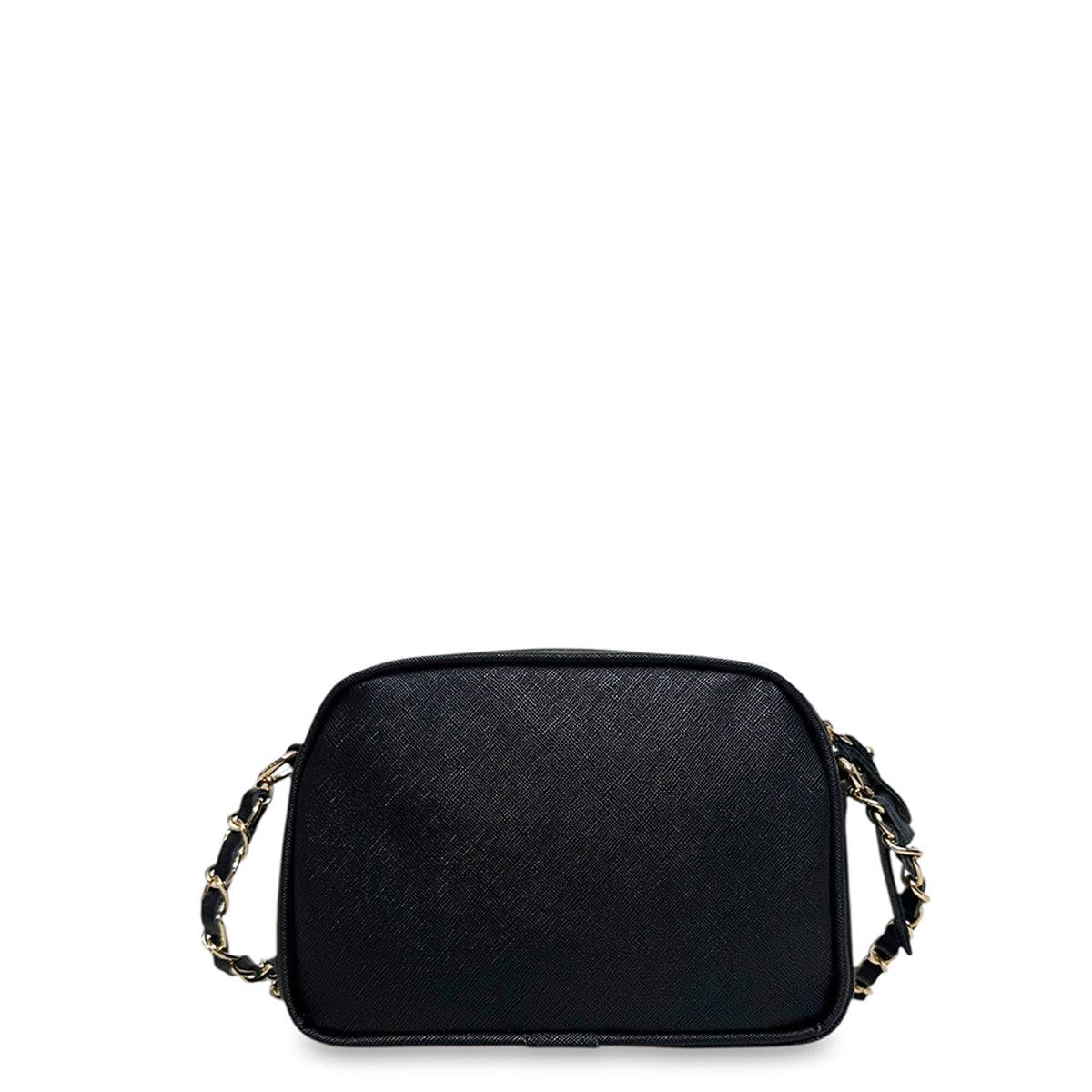 Γυναικεία τσάντα mini oval Festive Μαύρο