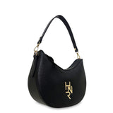 Γυναικεία τσάντα mini hobo Festive Μαύρο