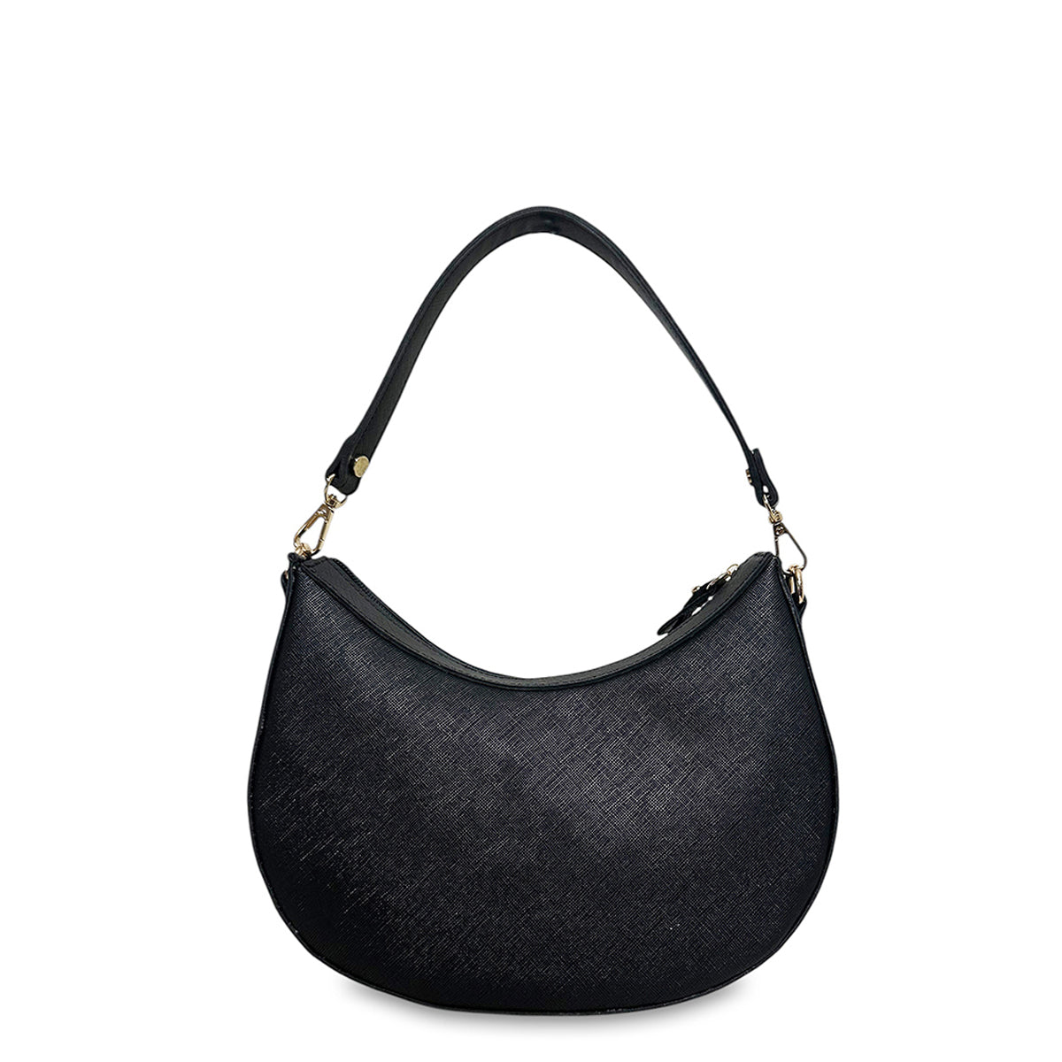 Γυναικεία τσάντα mini hobo Festive Μαύρο