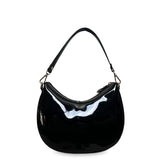 Γυναικεία τσάντα mini hobo Festive Μαύρο Λουστρίνι