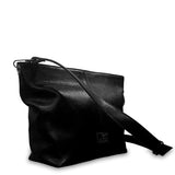 Γυναικεία τσάντα χιαστί δερμάτινη Grain Μαύρο