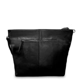 Γυναικεία τσάντα χιαστί δερμάτινη Grain Μαύρο