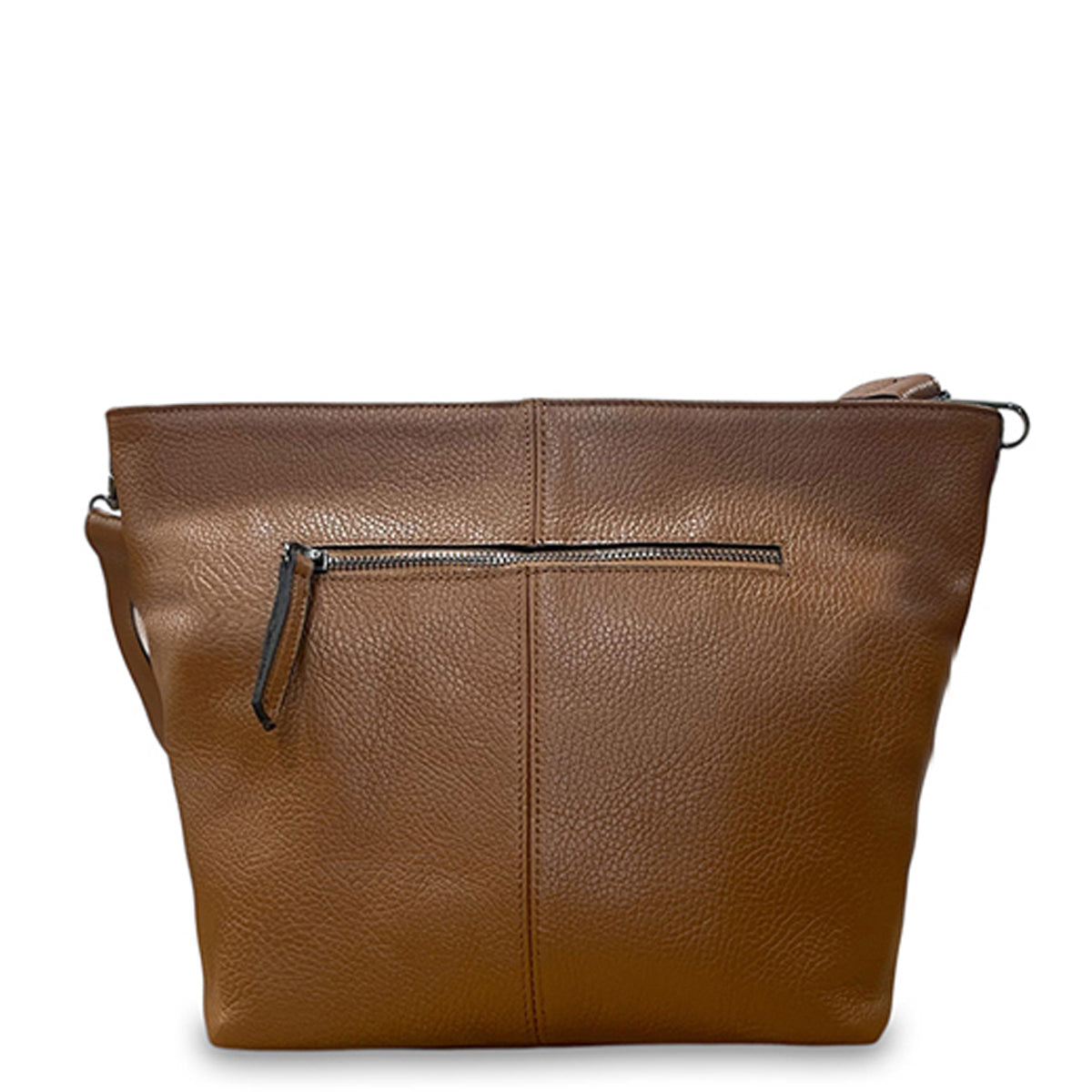 Γυναικεία τσάντα χιαστί δερμάτινη Grain Ταμπά