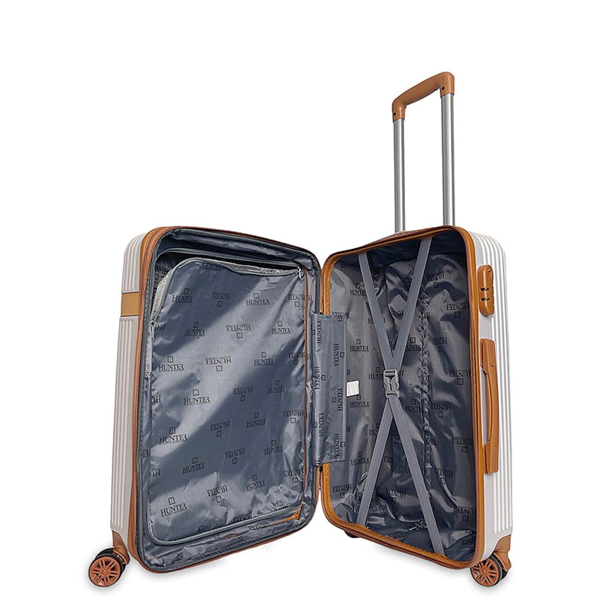 Βαλίτσα καμπίνας ABS-PC Ithaki Πλατινέ