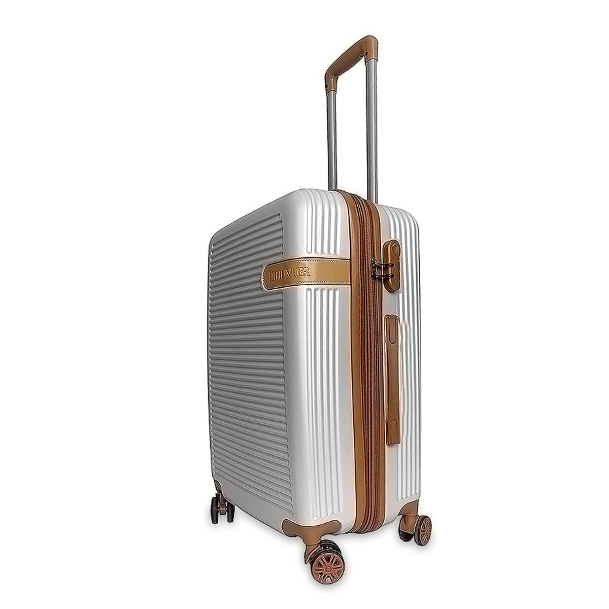 Βαλίτσα μεσαίου ABS-PC Ithaki Πλατινέ