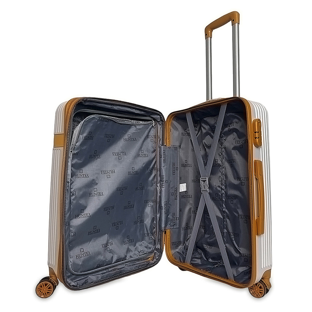 Βαλίτσα μεσαίου ABS-PC Ithaki Λευκό