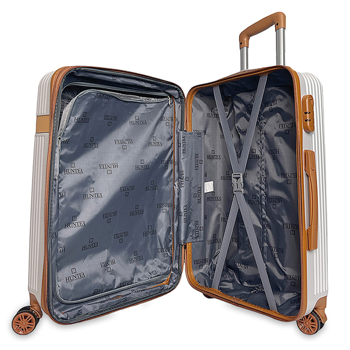 Βαλίτσα μεγάλη ABS-PC Ithaki Πλατινέ