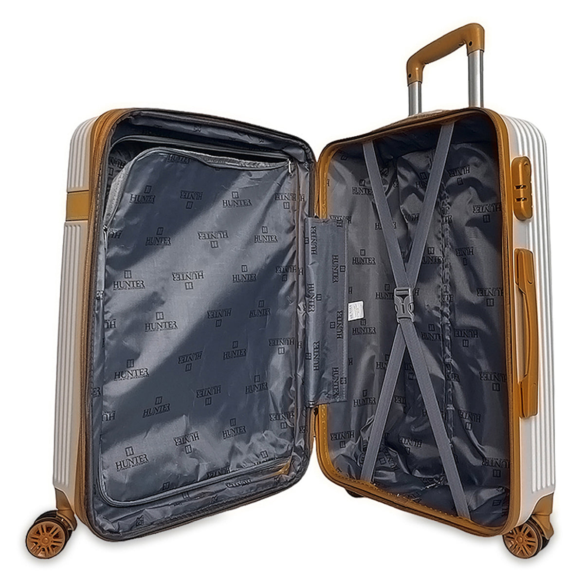 Βαλίτσα μεγάλη ABS-PC Ithaki Λευκό