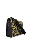 Γυναικεία τσάντα χιαστί boxy Leopard Κίτρινο
