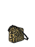 Γυναικεία τσάντα χιαστί square Leopard Κίτρινο