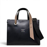 Γυναικεία Τσάντα Ώμου strict tote Mokka Μαύρο Hunter