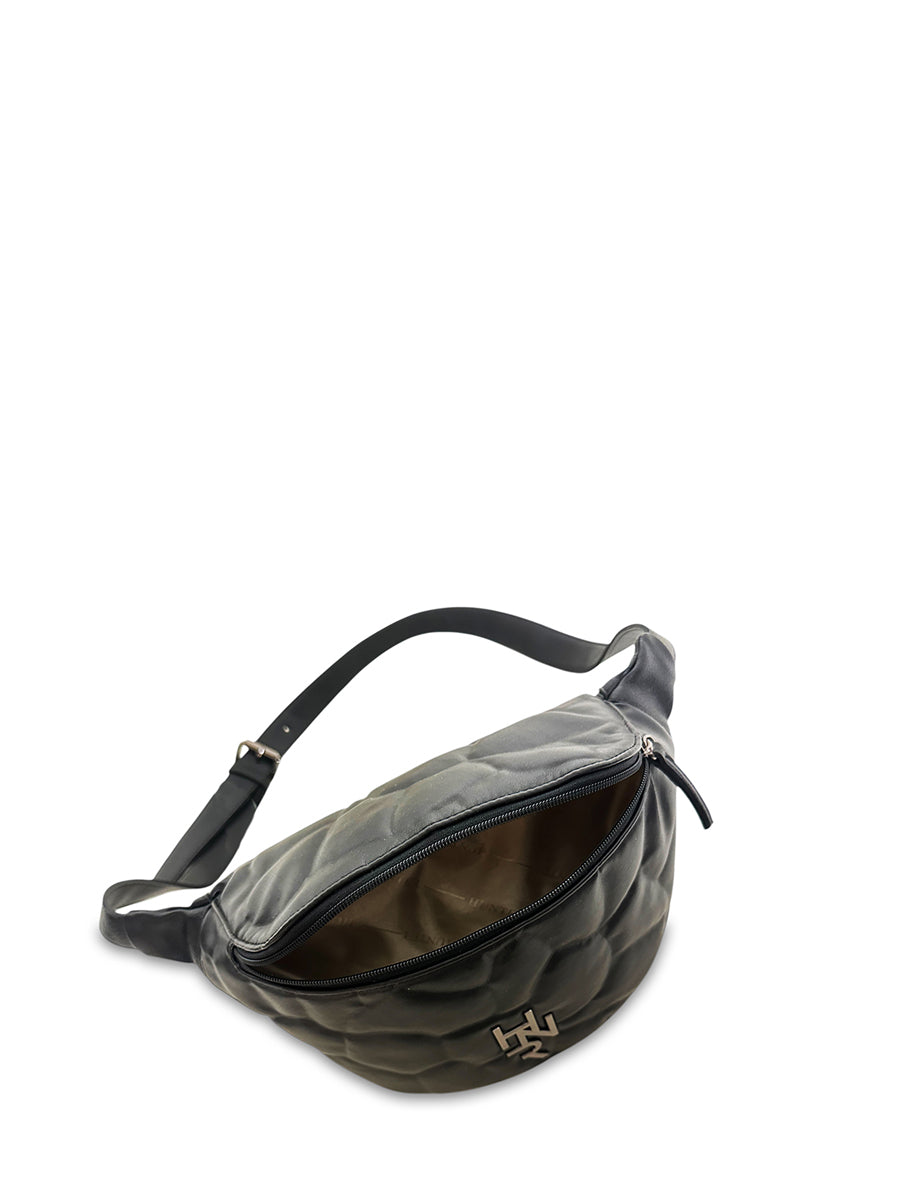 Γυναικεία τσάντα μέσης Nefeli Μαύρο