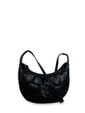 Γυναικεία τσάντα mini hobo Nefeli Μαύρο