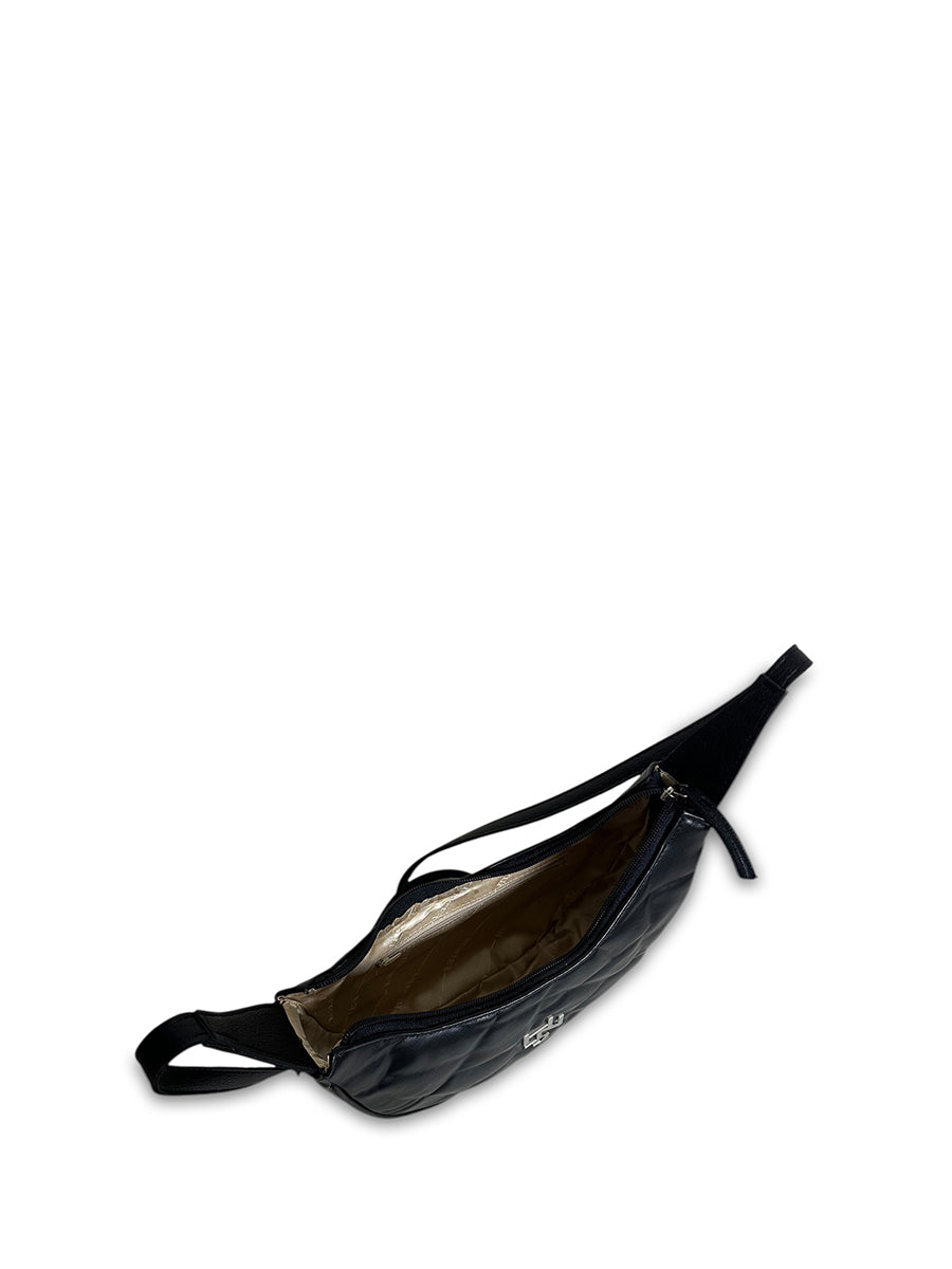 Γυναικεία τσάντα mini hobo Nefeli Μαύρο