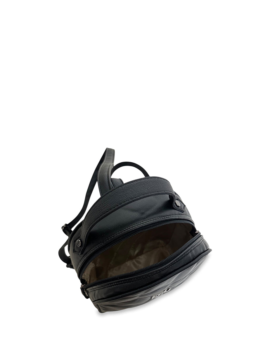 Γυναικεία τσάντα mini πλάτης Nefeli Μαύρο