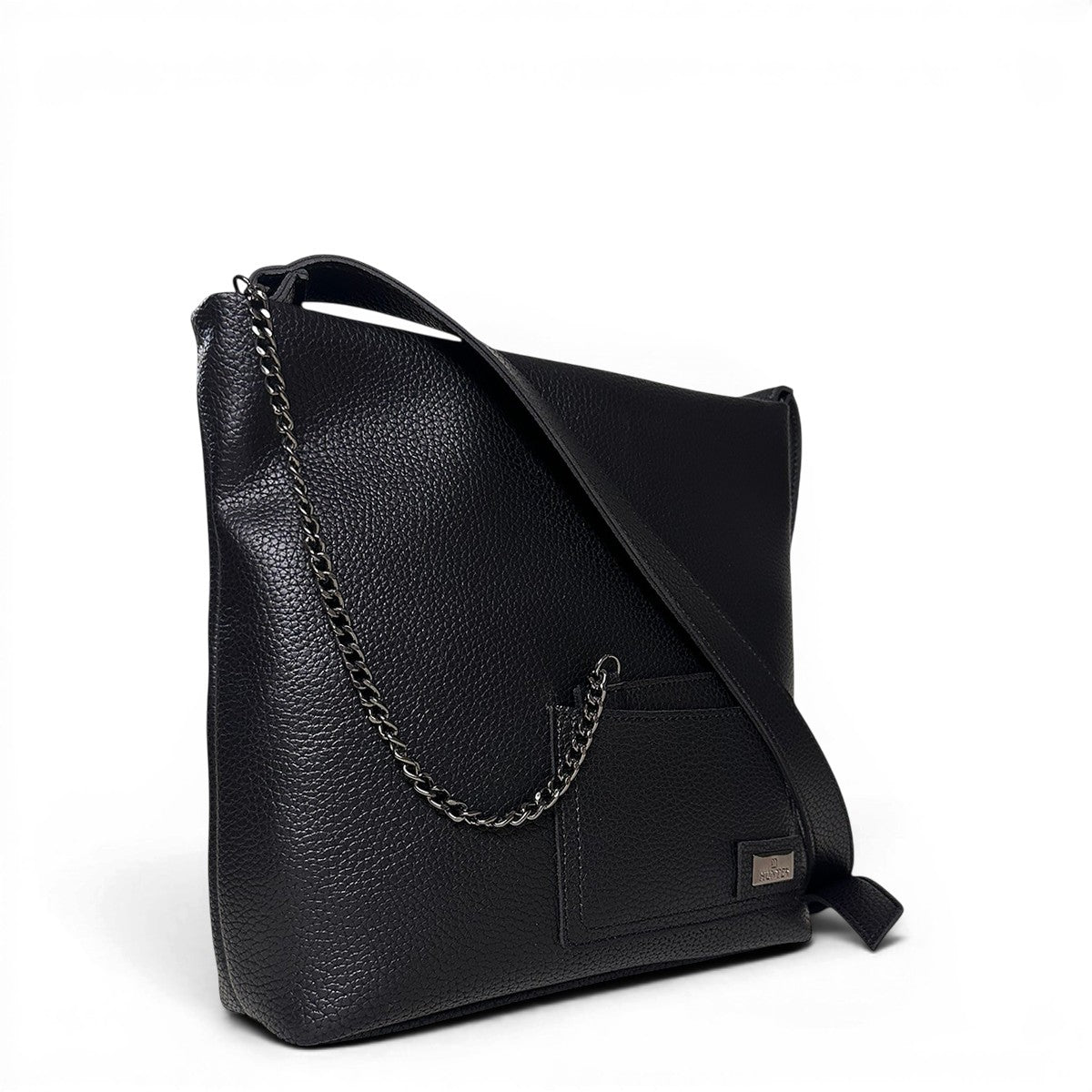 Τσάντα Χιαστί messenger Noir μαύρο Hunter, εικόνα 8