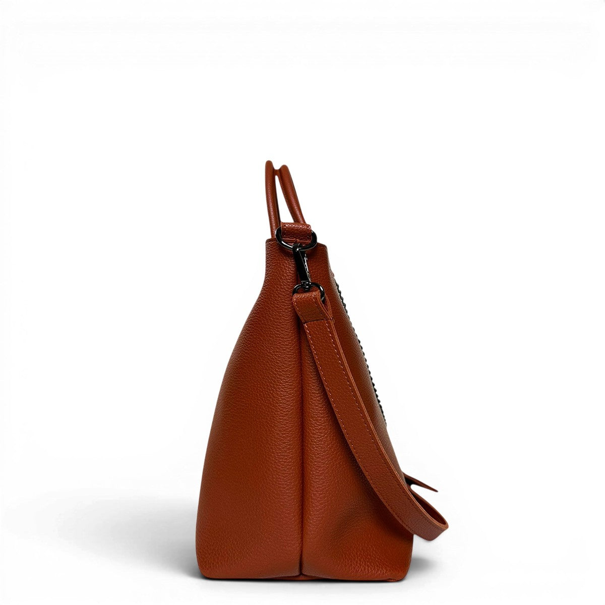 Τσάντα Ώμου maxi tote Noir ταμπά Hunter, κλείσιμο με φερμουάρ