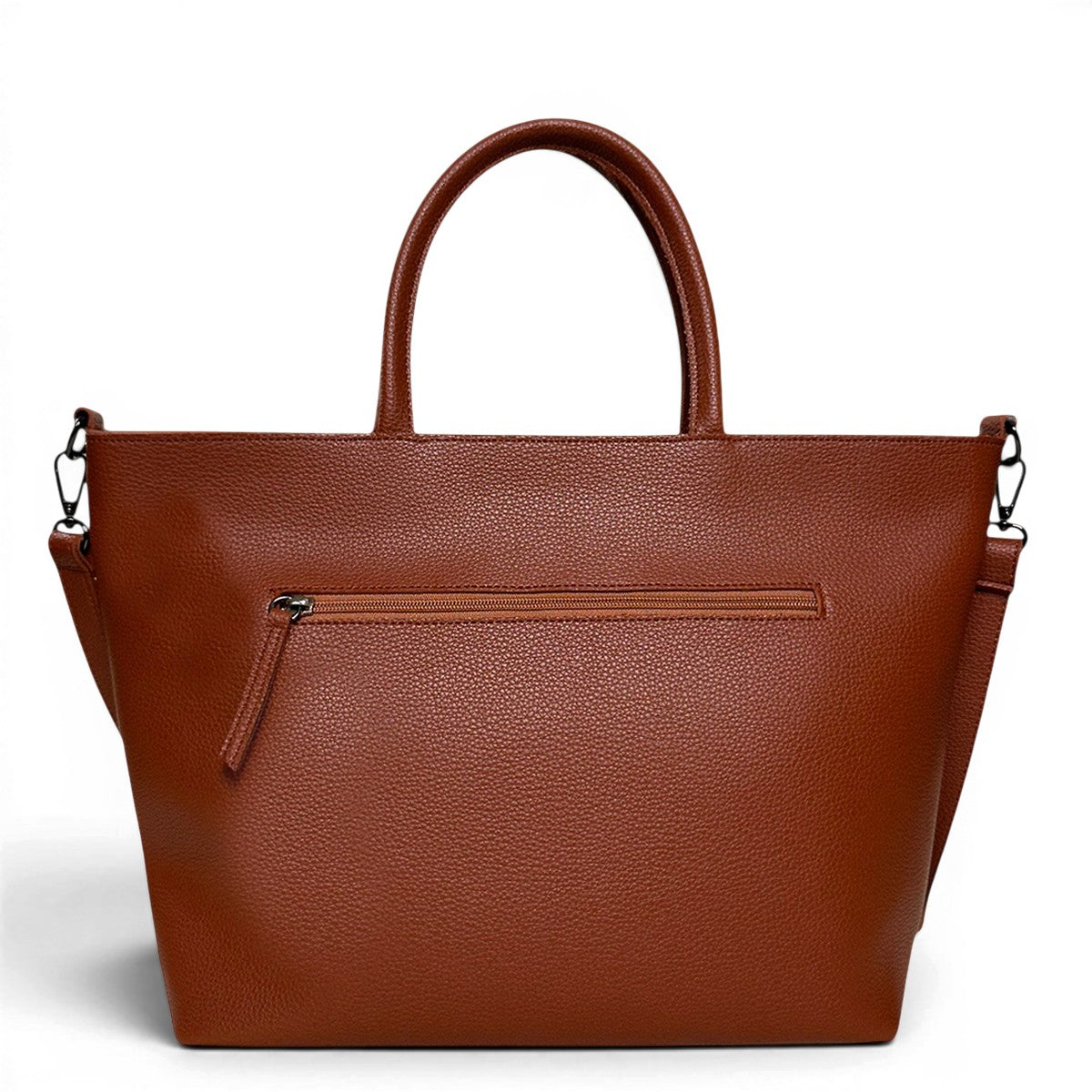 Τσάντα Ώμου maxi tote Noir ταμπά Hunter, δύο σταθερά χεράκια