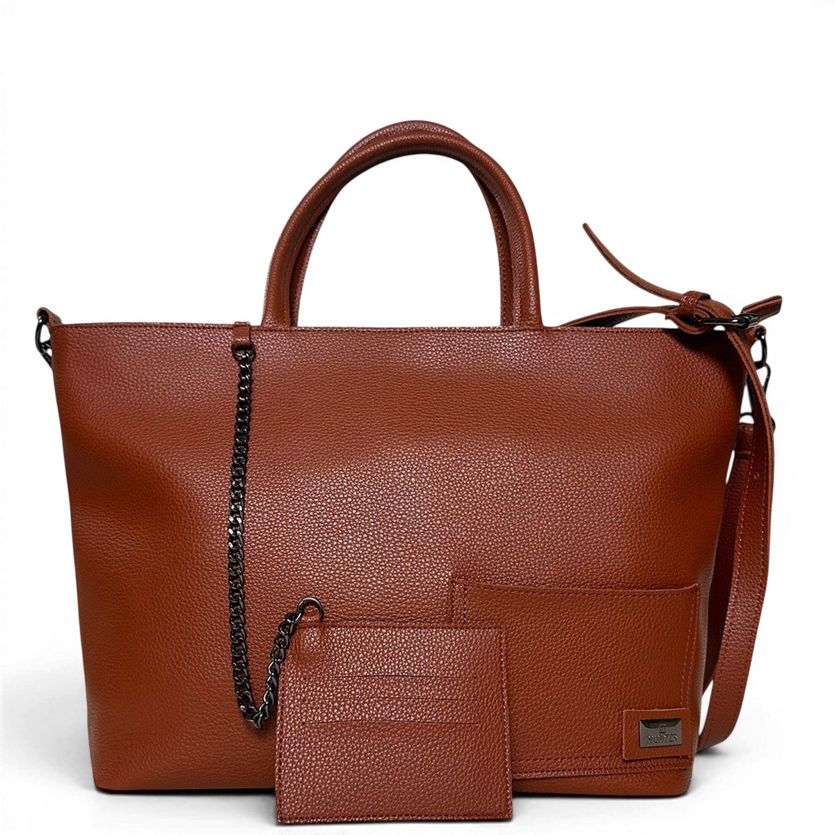 Τσάντα Ώμου maxi tote Noir ταμπά Hunter, εικόνα 7