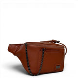 Τσάντα Μέσης crossbody Noir ταμπά Hunter με ανάγλυφη υφή