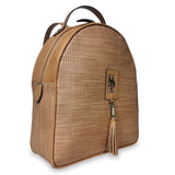 Γυναικεία τσάντα πλάτης oval Nomade Φυσικό