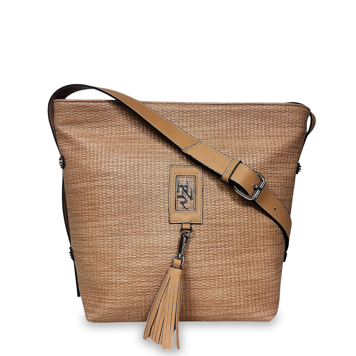 Γυναικεία τσάντα χιαστί basket Nomade Φυσικό