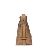 Γυναικεία τσάντα χιαστί basket Nomade Φυσικό