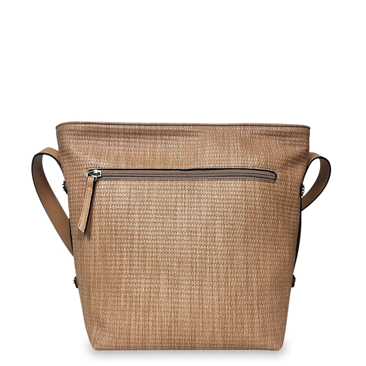 Γυναικεία τσάντα χιαστί basket Nomade Φυσικό