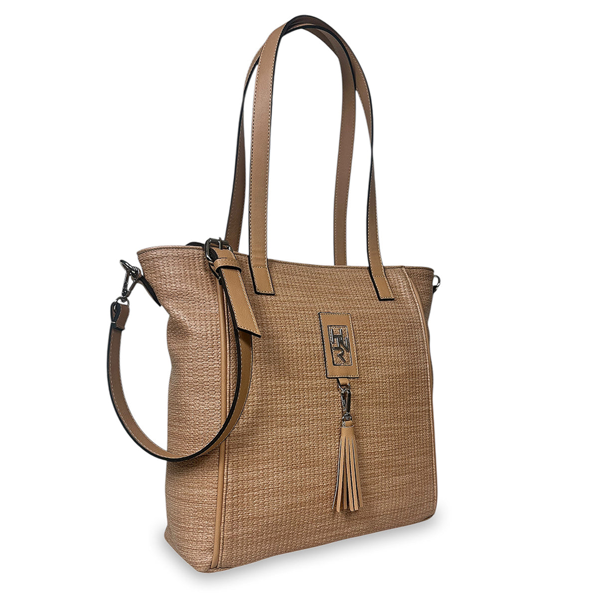 Γυναικεία τσάντα ώμου shopper Nomade Φυσικό