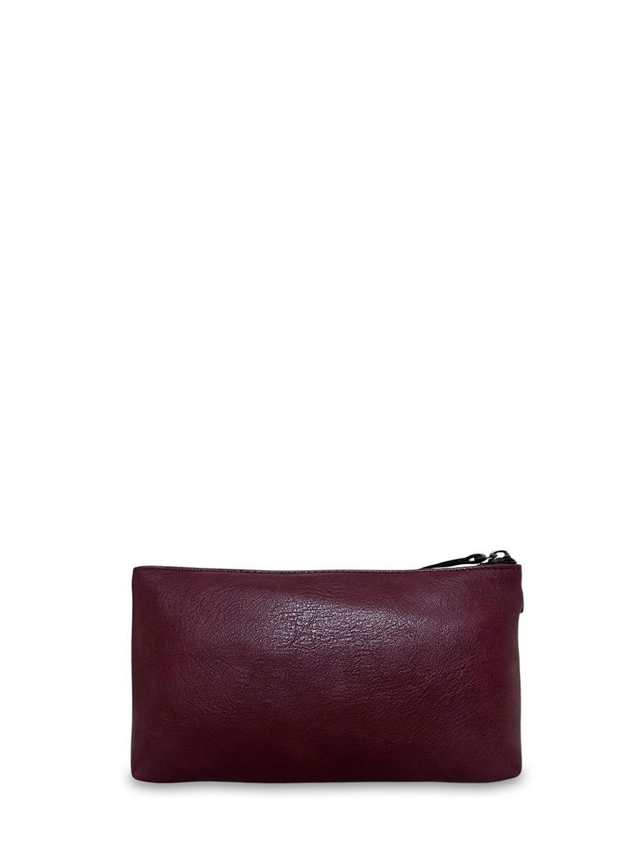 Γυναικεία τσάντα χειρός Oriana Μπορντώ