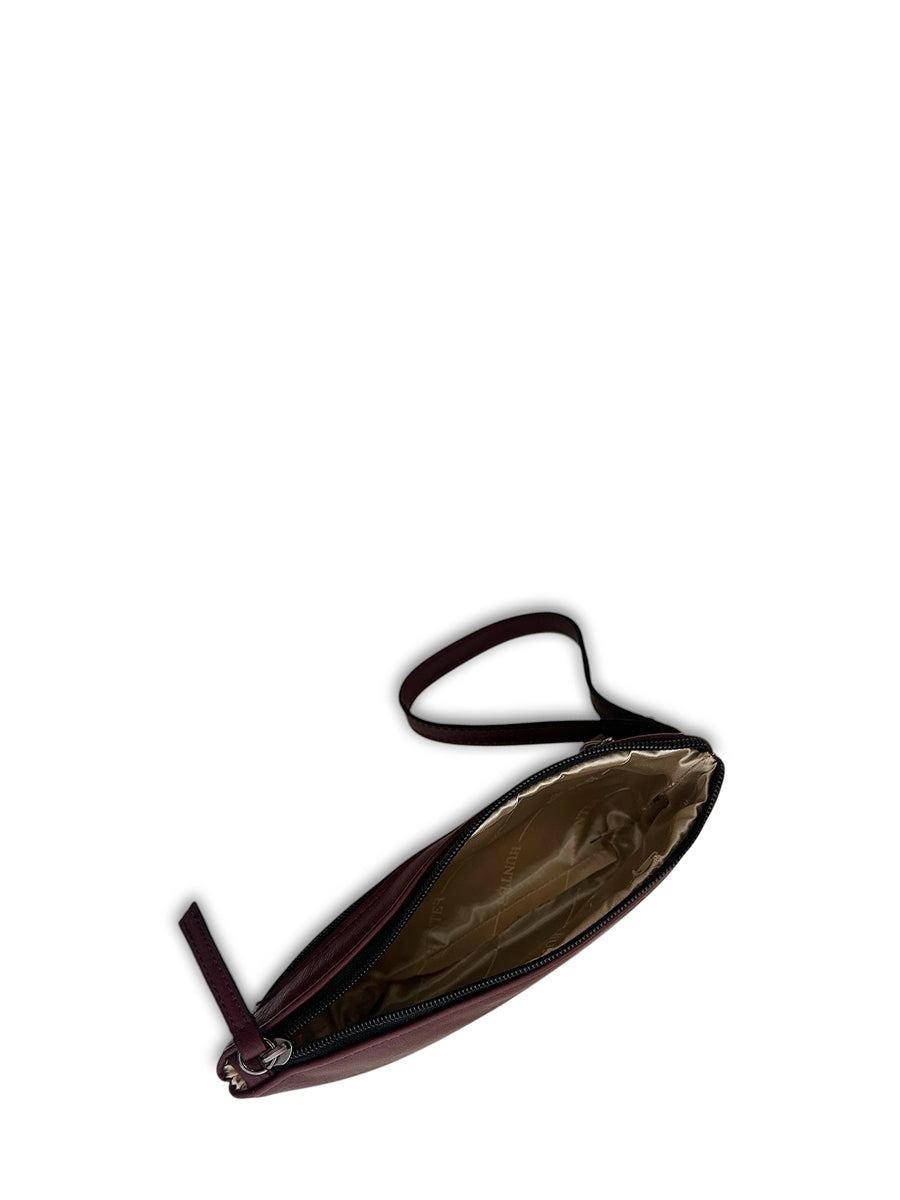 Γυναικεία τσάντα χειρός Oriana Μπορντώ