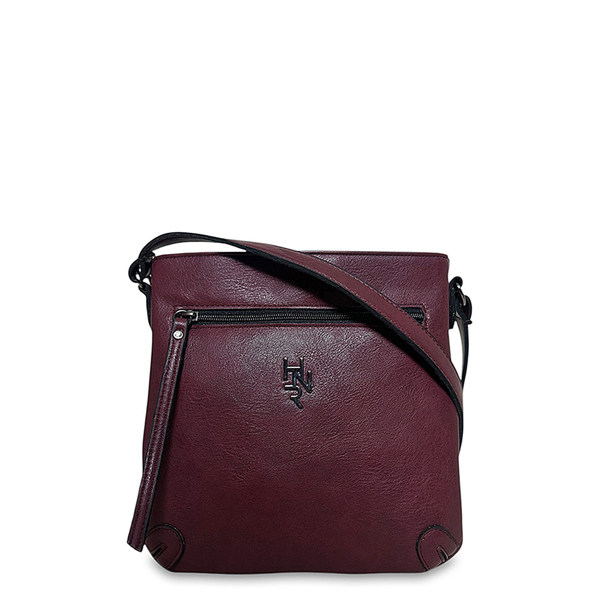 Γυναικεία τσάντα χιαστί Oriana Μπορντώ