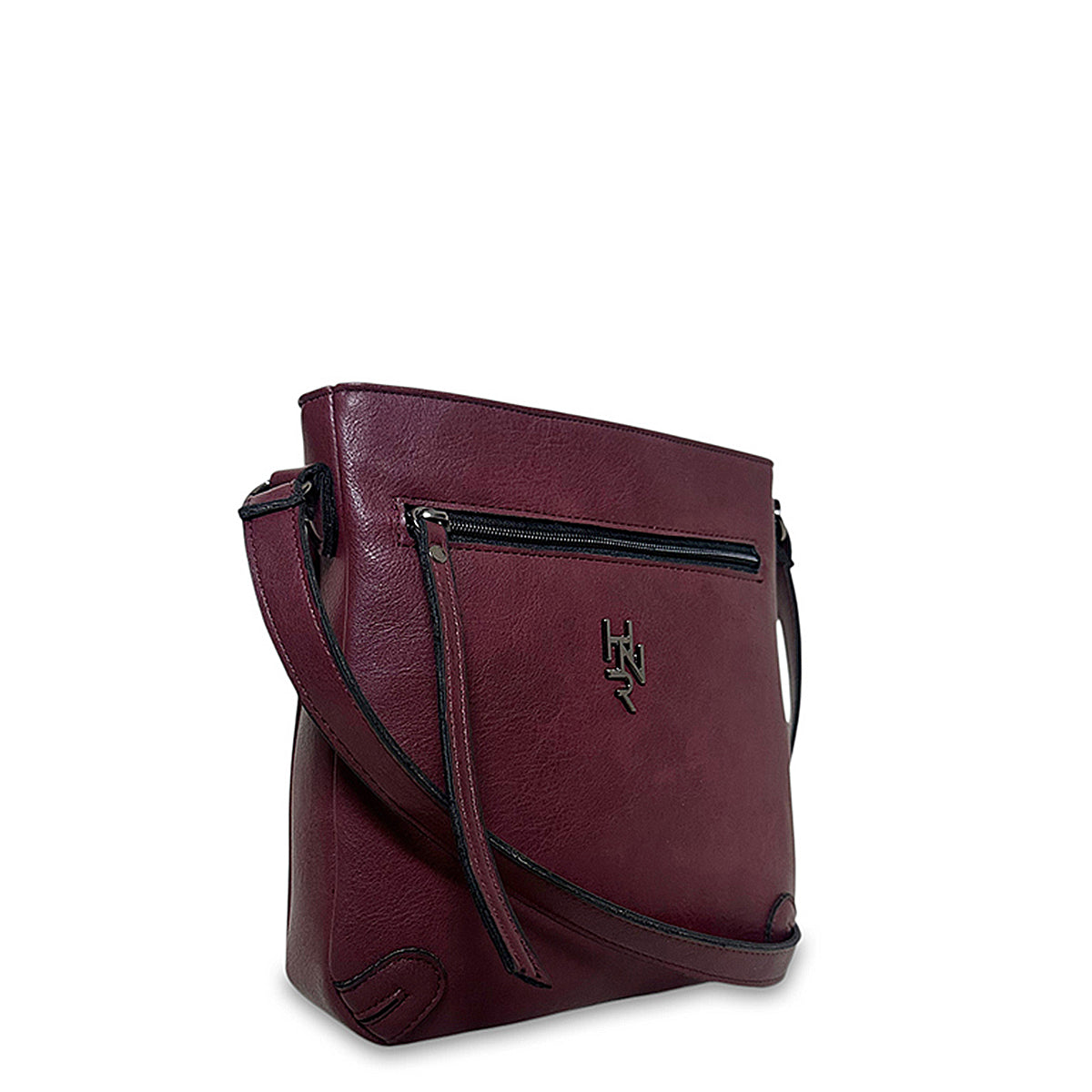 Γυναικεία τσάντα χιαστί Oriana Μπορντώ