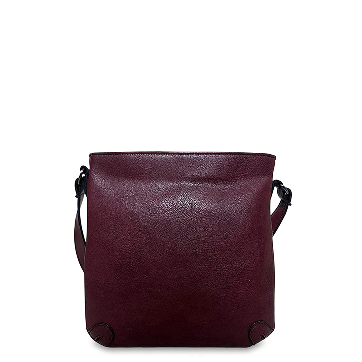 Γυναικεία τσάντα χιαστί Oriana Μπορντώ