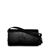 Γυναικεία τσάντα χιαστί flap Oriana Μαύρο