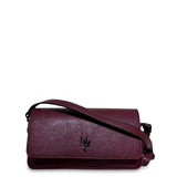 Γυναικεία τσάντα χιαστί flap Oriana Μπορντώ