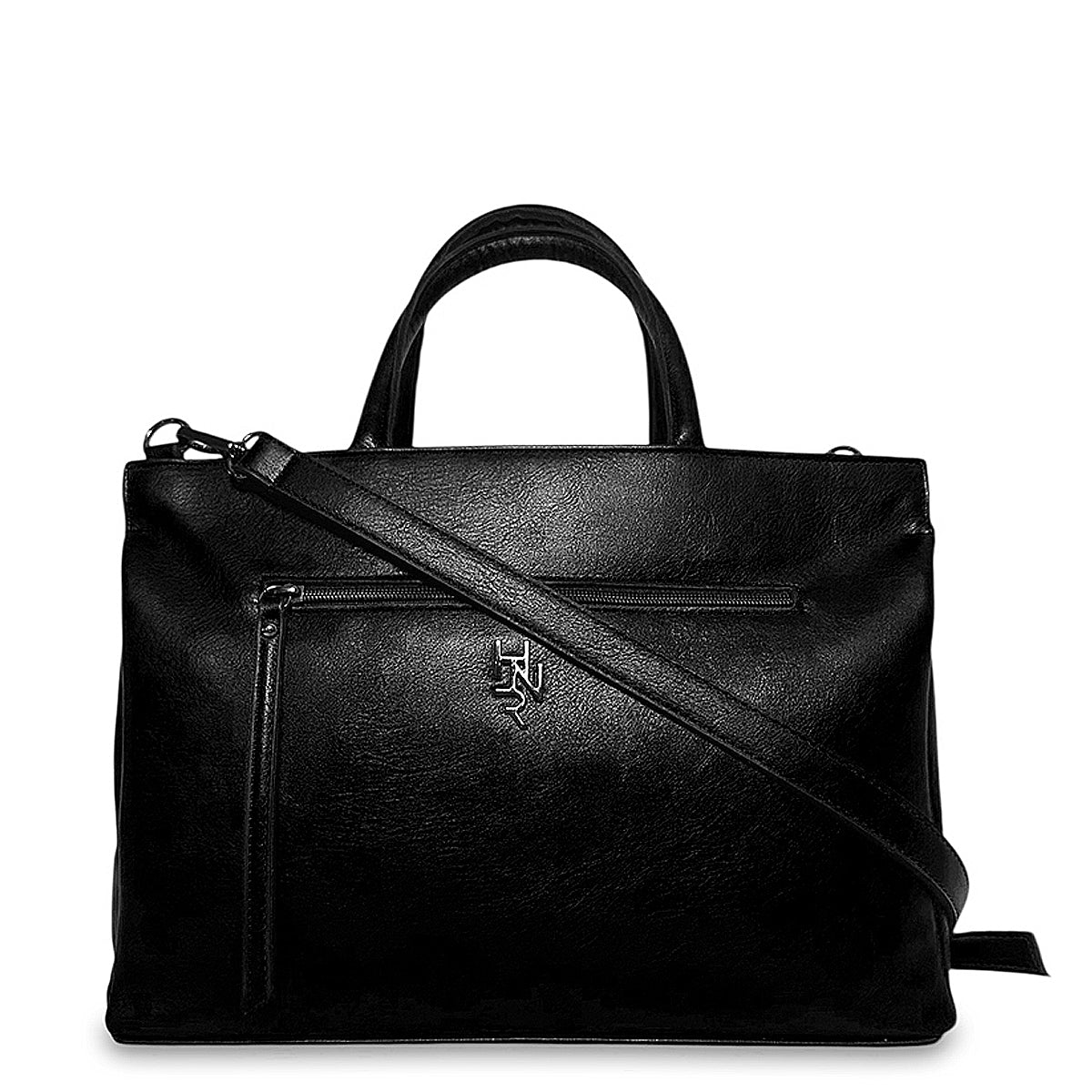 Γυναικεία τσάντα ώμου tote Oriana Μαύρο