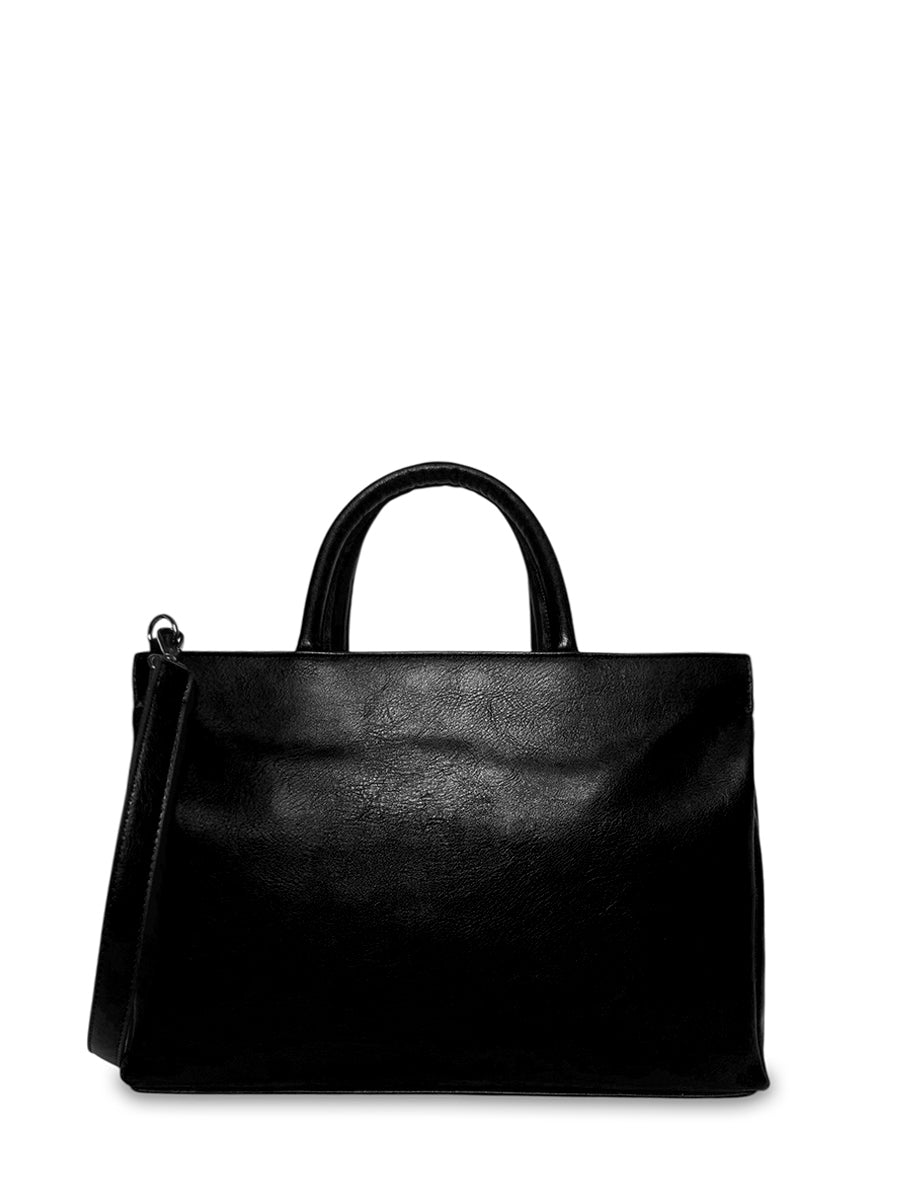 Γυναικεία τσάντα ώμου tote Oriana Μαύρο