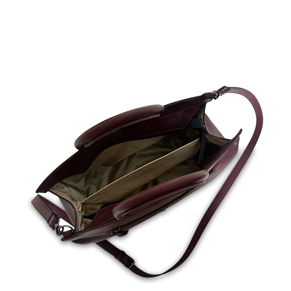 Γυναικεία τσάντα ώμου tote Oriana Μπορντώ