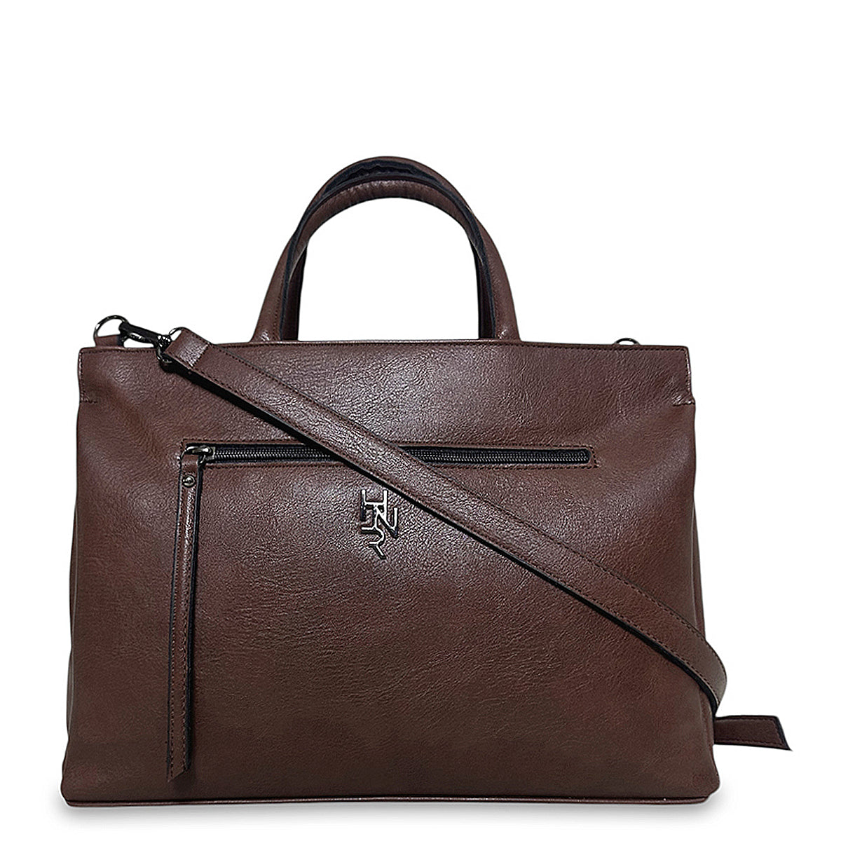 Γυναικεία τσάντα ώμου tote Oriana Καφέ