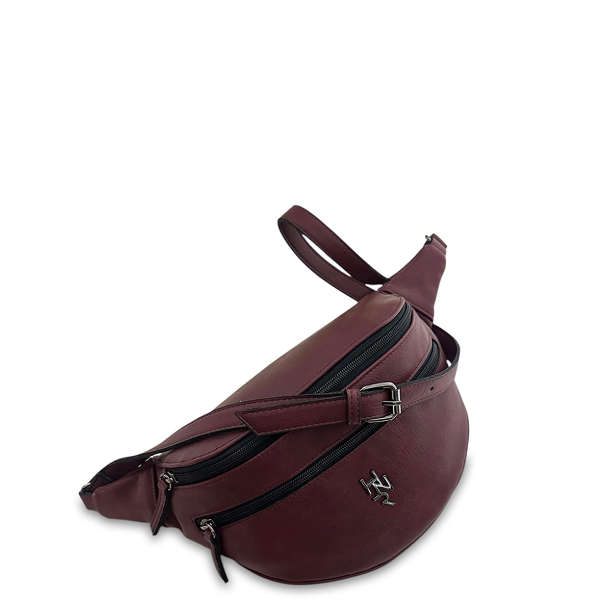 Γυναικεία τσάντα μέσης Oriana Μπορντώ