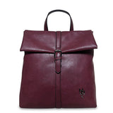 Γυναικεία τσάντα πλάτης Oriana Μπορντώ