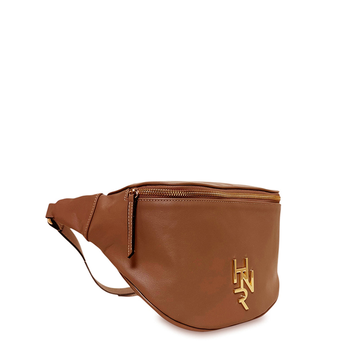 Γυναικεία τσάντα μέσης δερμάτινη Plain Ταμπά