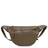 Γυναικεία τσάντα μέσης δερμάτινη Plain Πούρο